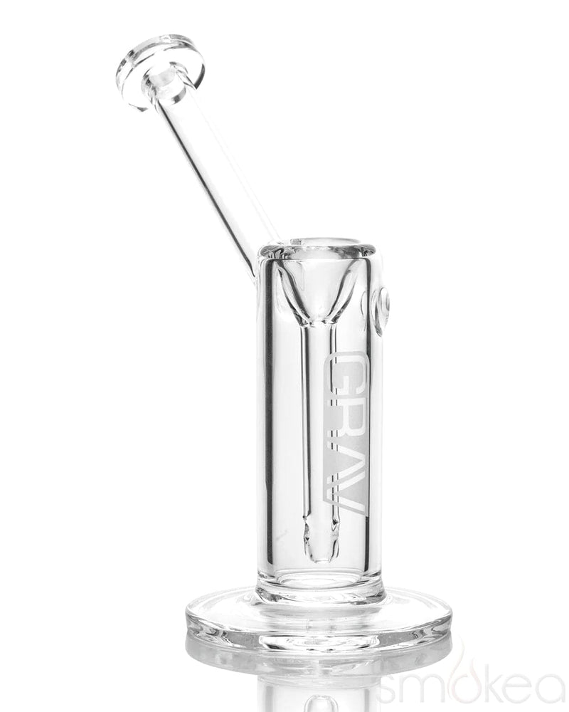 GRAV 5″ Clear Mini Hammer Bubbler – Have a Nug GRAV 5″ Clear Mini Hammer Bubbler – Have a Nug