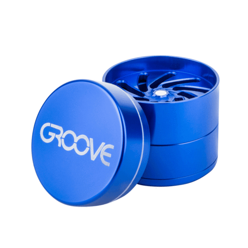 Groove by Aerospaced 4-Piece Grinder Blue / 2.0" (50mm)