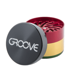 Groove by Aerospaced 4-Piece Grinder Rasta / 2.0" (50mm)