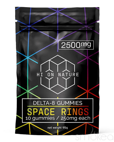 Hi On Nature 2500mg Delta 8 Space Rings Gummies (10-Pack)