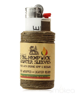 Somethings Wonderful Hemp Wick Lighters <3 Wood & Copper Lighter Wraps