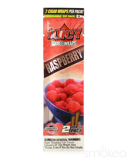 Juicy Flavored Blunt Wraps (2-Pack) Raspberry