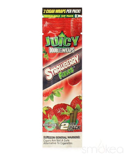 Juicy Flavored Blunt Wraps (2-Pack) Strawberry