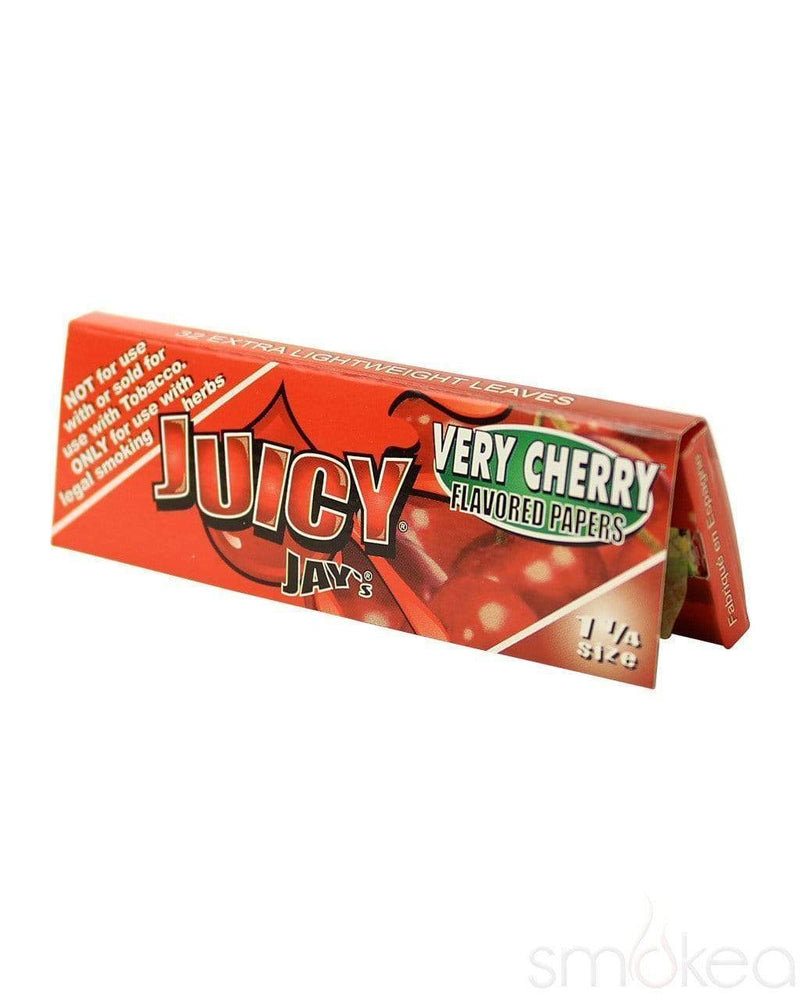Juicy Jay's 1 1/4 Flavored Rolling Papers Very Cherry