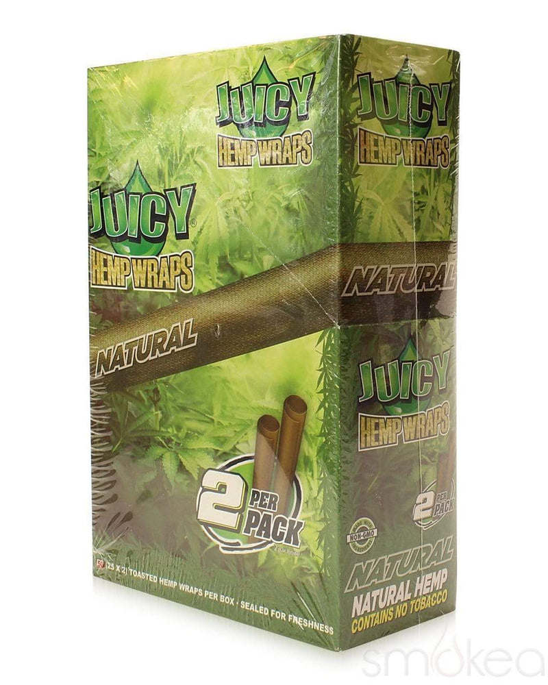 Juicy Natural Hemp Flavored Blunt Wraps (2-Pack)