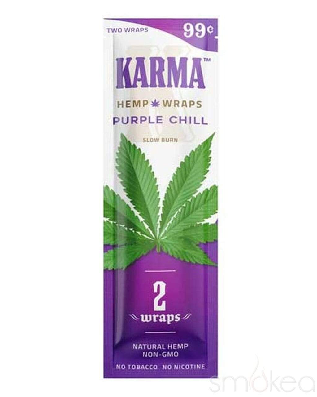 Karma Hemp Blunt Wraps (2-Pack) Purple Chill
