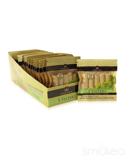 King Palm 10mm Natural Corn Husk Filters (5-Pack) - SMOKEA®