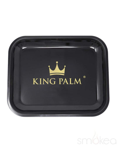 King Palm Black Rolling Tray - SMOKEA®