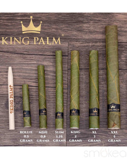 King Palm Rollies Natural Pre-Rolled Cones w/ Boveda Pack (5-Pack) - SMOKEA®