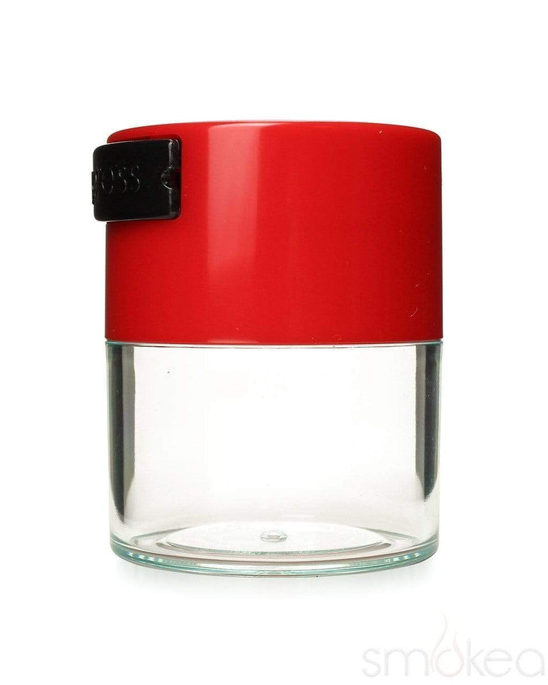 MiniVac 10g Clear Storage Container Red