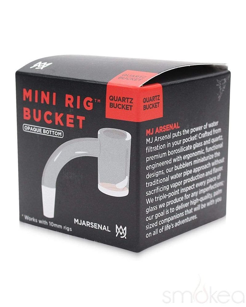 MJ Arsenal 10mm Opaque Bottom Bucket Quartz Banger