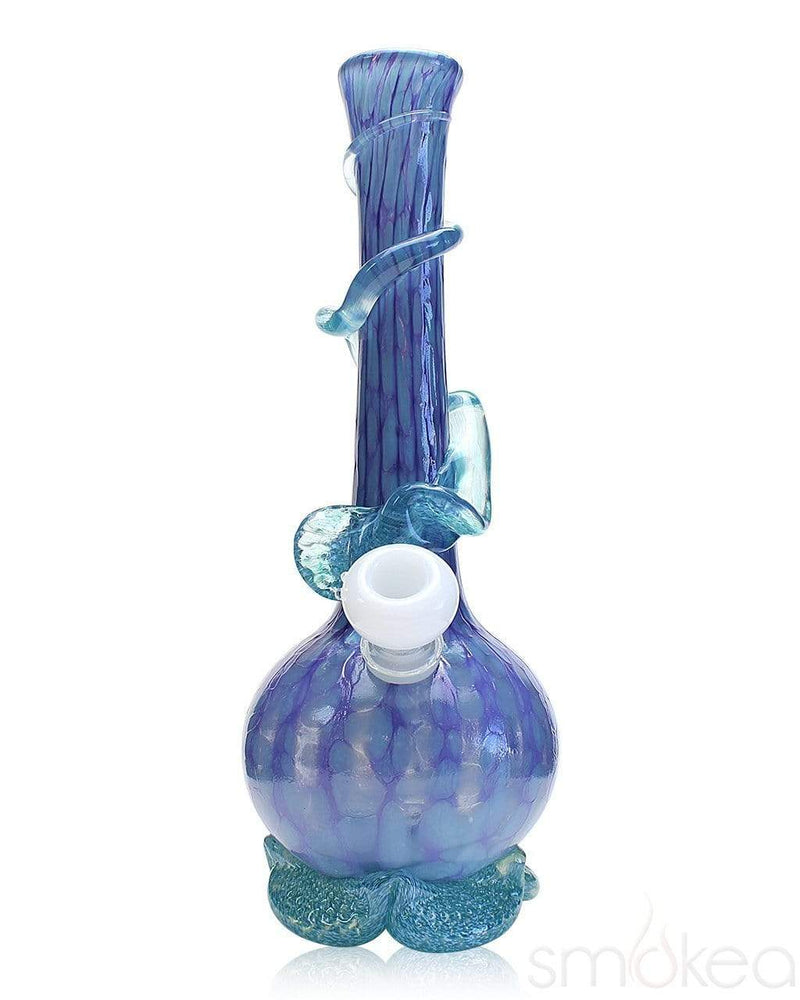 Noble Glass Small Wrapped Soft Glass Bong Purple/Blue