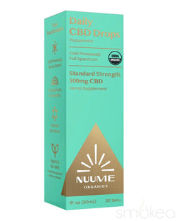 NuMee 500mg Standard Strength Peppermint CBD Drops