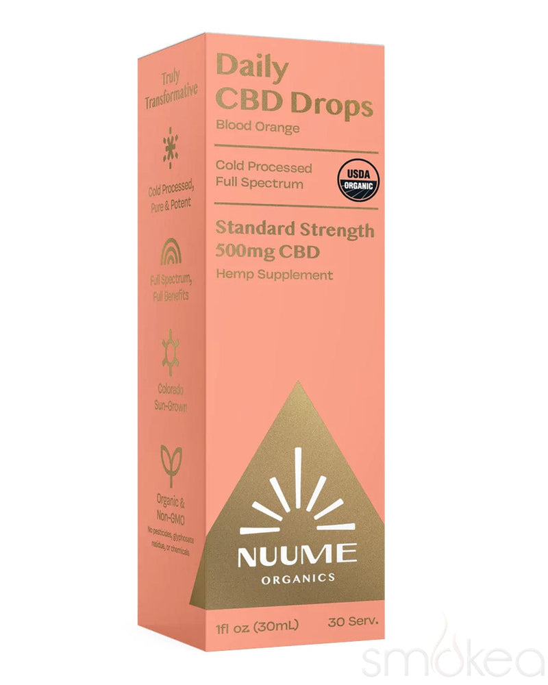 NuuMe 500mg Standard Strength Blood Orange CBD Drops