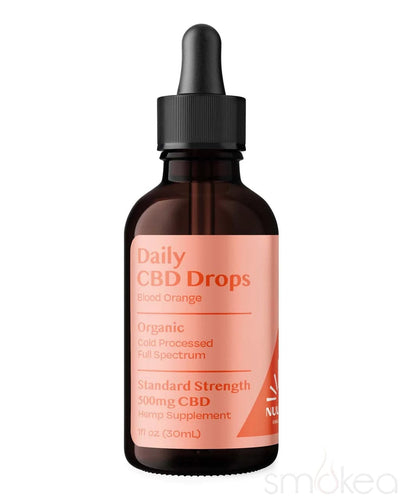 NuuMe 500mg Standard Strength Blood Orange CBD Drops