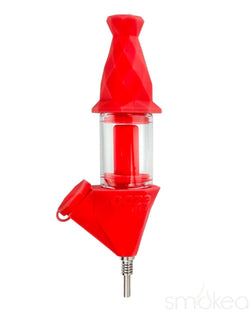 Ooze Bectar Silicone Water Pipe & Nectar Collector Scarlet