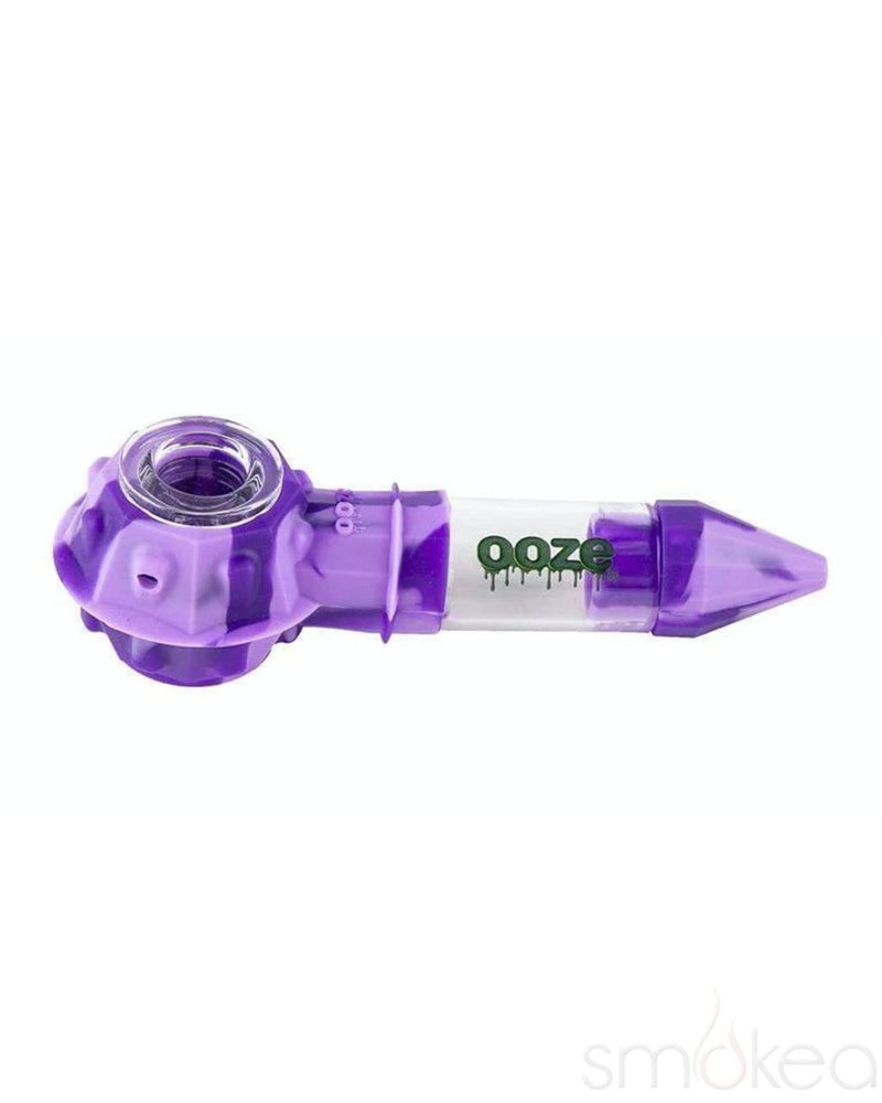 Ooze Bowser Silicone Glass Hand Pipe Pink/Purple