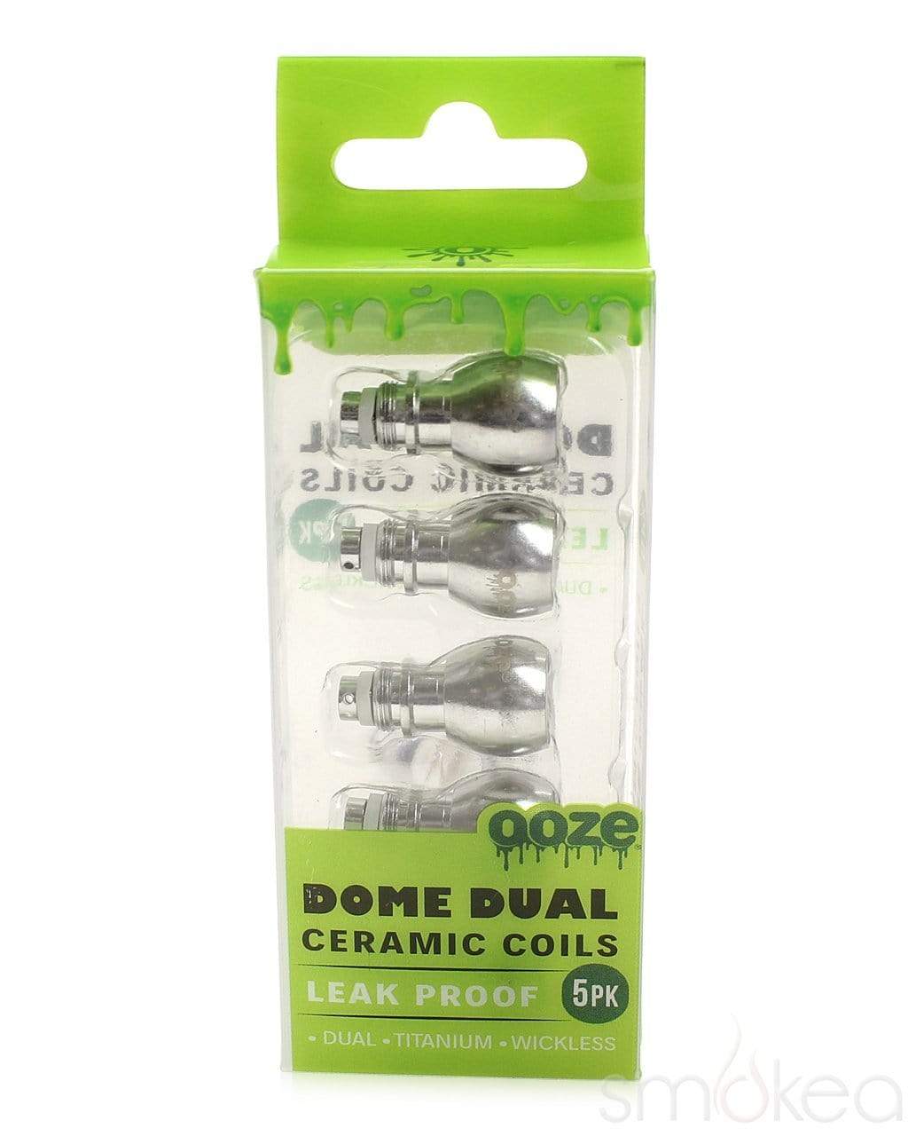 best ceramic vape coils Ooze Domed Dual Ceramic Replacement Coils (5-Pack)