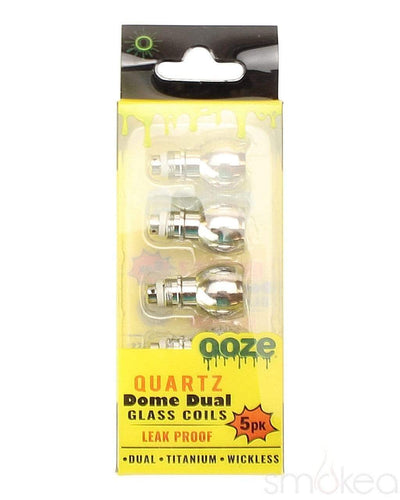 Ooze Domed Dual Quartz Replacement Coils (5-Pack)