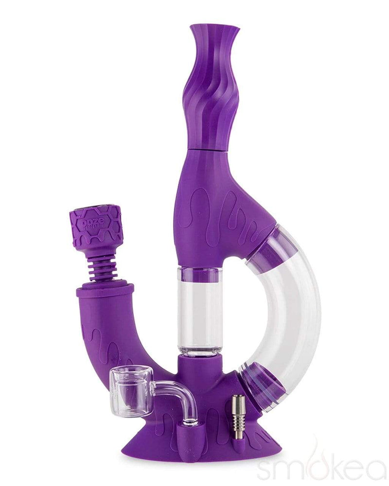 Ooze Echo Silicone Water Pipe & Nectar Collector Ultra Purple