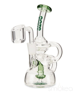 Ooze Flood Mini Recycler Dab Rig Slime Green
