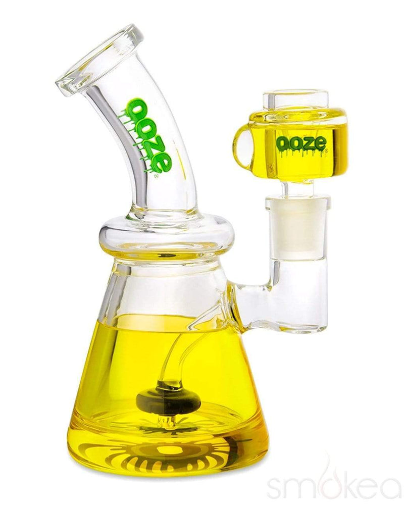 Ooze Glyco Glycerin Chilled Glass Bong Mellow Yellow