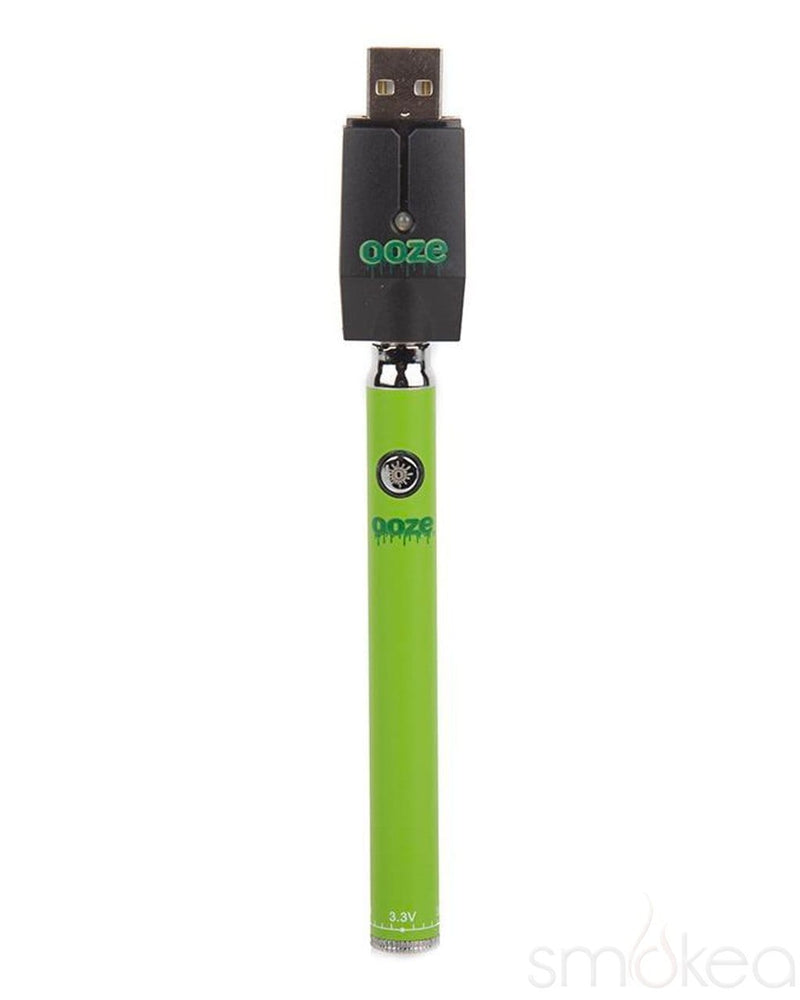 Ooze Slim Twist Variable Voltage Vape Pen Battery Green