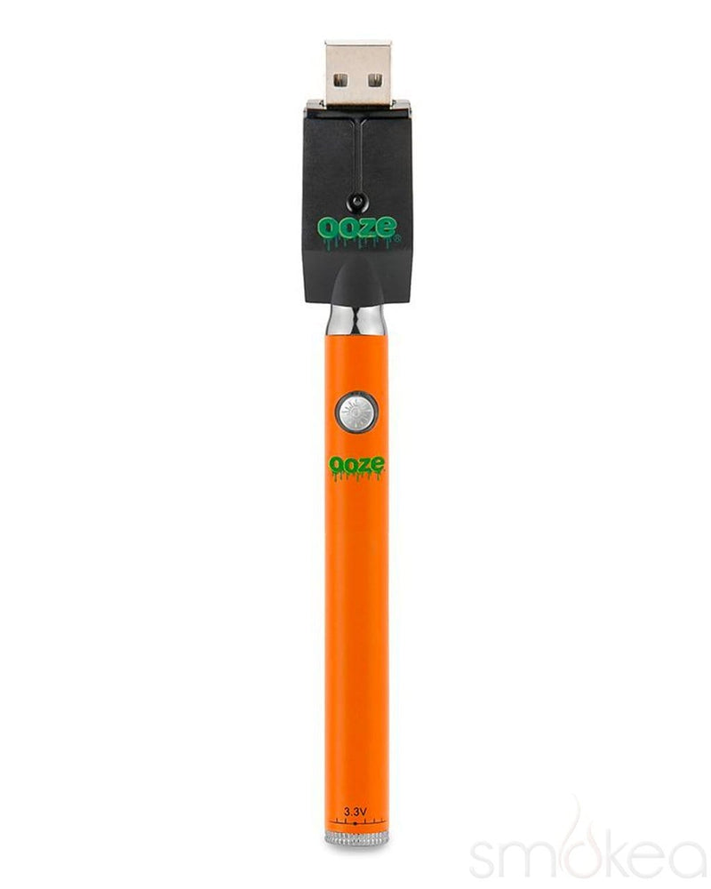Ooze Slim Twist Variable Voltage Vape Pen Battery Orange