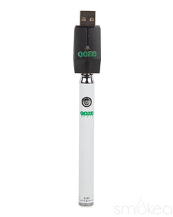 Ooze Slim Twist Variable Voltage Vape Pen Battery White