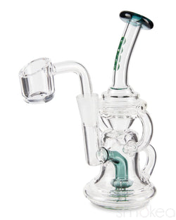 Ooze Surge Mini Recycler Dab Rig Ocean Green