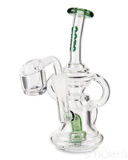 Ooze Surge Mini Recycler Dab Rig Slime Green