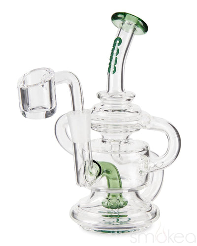 Ooze Undertow Mini Recycler Dab Rig Slime Green