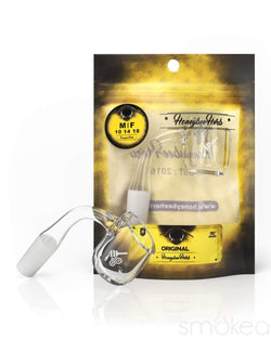 Honeybee Herb Yellow Line 90° Original Quartz Banger - SMOKEA®