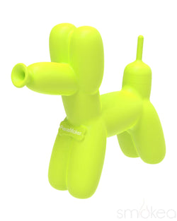 Piecemaker K9 Silicone Balloon Dog Water Pipe Glow Yellow