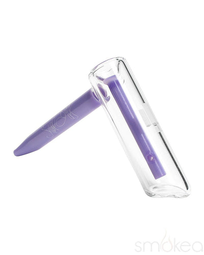 POUNDS by Snoop Dogg Lightship Bubbler Hand Pipe Milky Purple