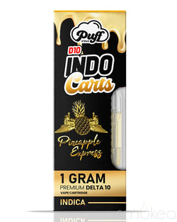 Puff Xtrax 1g Delta 10 Indo Carts Vape Cartridge - Pineapple Express