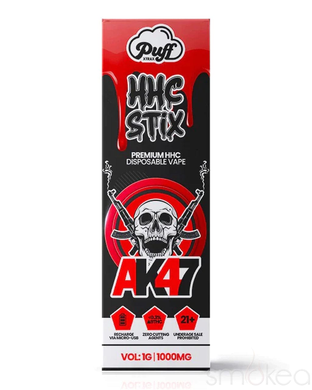 Puff Xtrax 1g HHC Stix Disposable Vape - AK47 Puff Xtrax 1g HHC Stix Disposable Vape - AK47