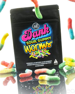 Puff Xtrax 250mg Delta 8 Sour Gummy Worms (10-Pack)