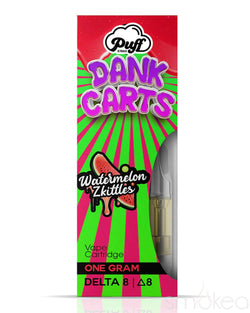 Puff Xtrax Delta 8 Dank Carts Vape Cartridge - Watermelon Zkittles