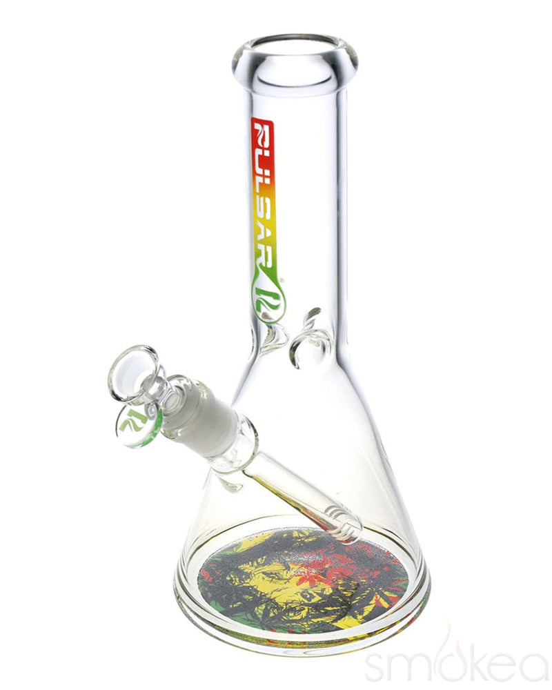 Pulsar 10" Bottoms Up "Zion Lion" Bong