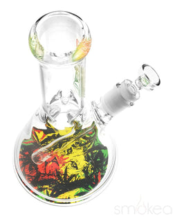 Pulsar 10" Bottoms Up "Zion Lion" Bong