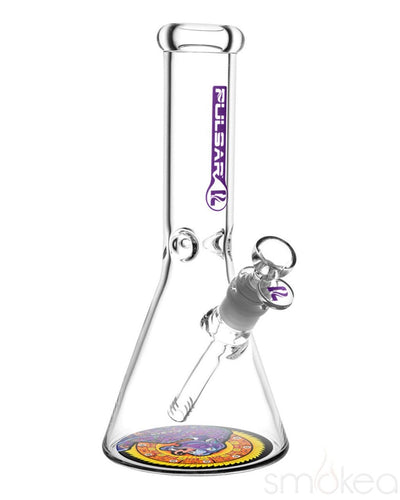 Pulsar 10" Psychedelic Jaguar Beaker Bong