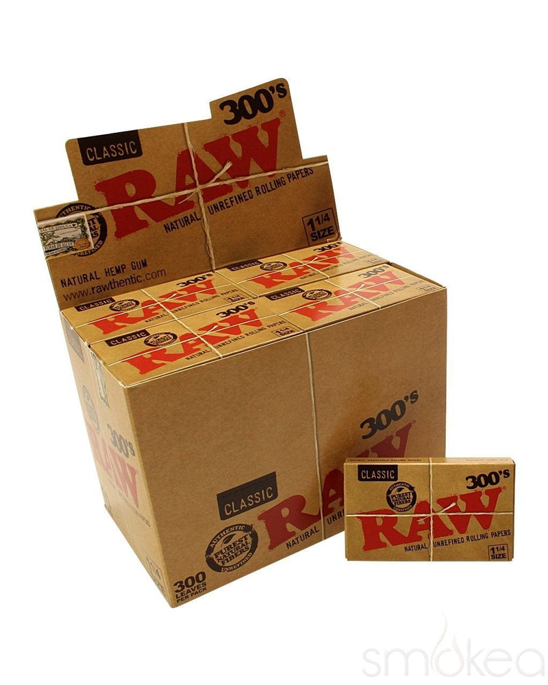 Raw 300's Classic 1 1/4 Rolling Papers - SMOKEA®