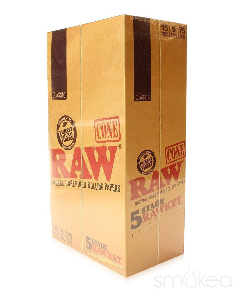 Raw 5 Stage Rawket Pre-Rolled Classic Cones