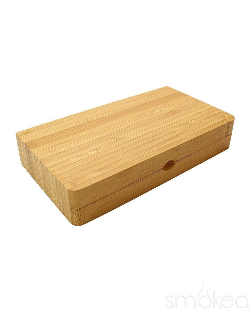 Raw Bamboo Backflip Magnetic Rolling Tray - SMOKEA®