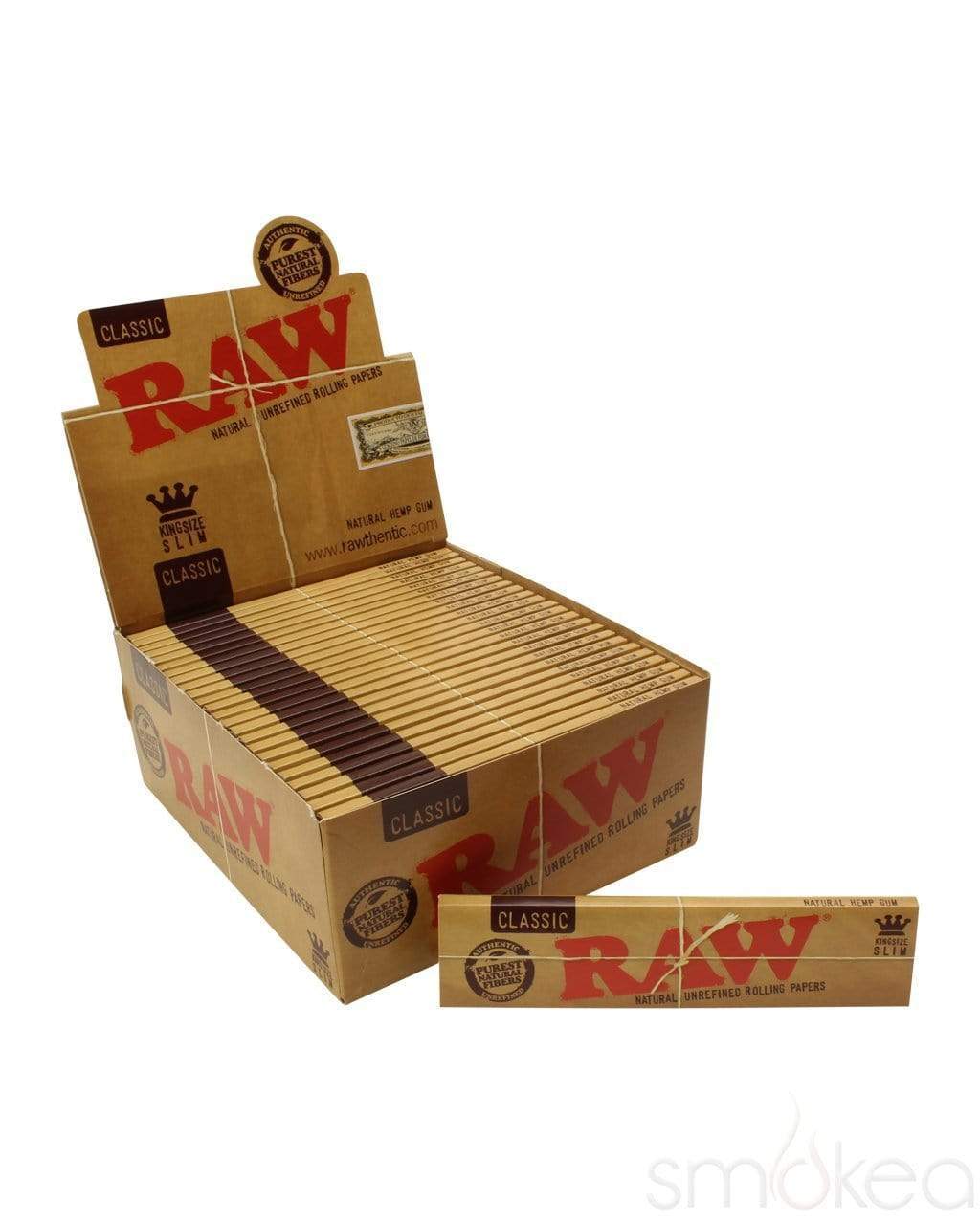 RAW CLASSIC KING SIZE SLIM PAPERS – Gargaland