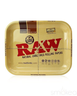 Raw Large Metal Rolling Tray - SMOKEA®