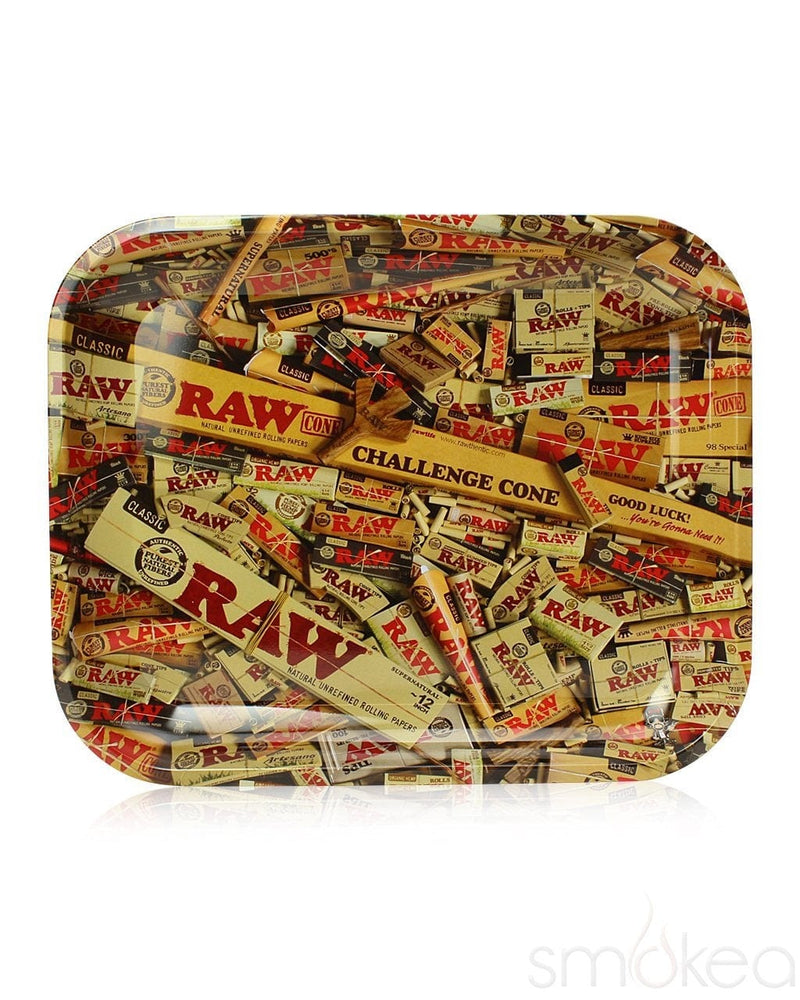 Raw Mixed Papers Large Rolling Tray - SMOKEA®