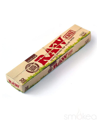 Raw Organic 1 1/4 Pre-Rolled Cones (32-Pack) - SMOKEA®