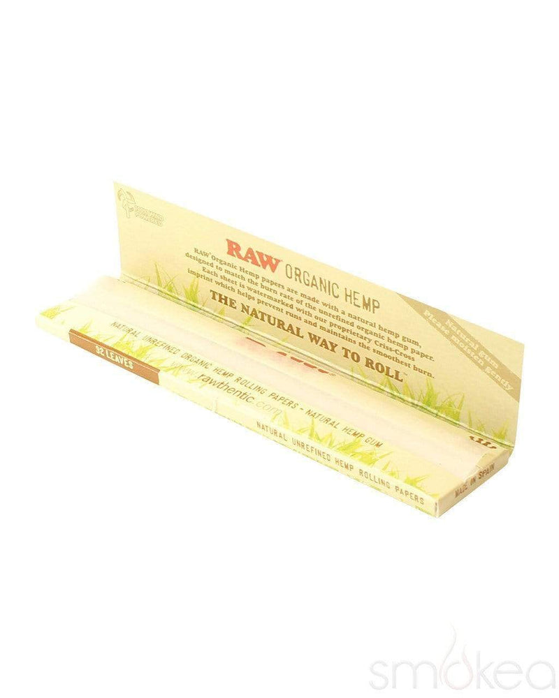 Raw Organic Hemp King Size Slim Rolling Papers
